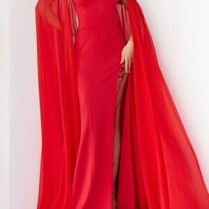 Jovani Striking Red Pageant/Prom Dress.